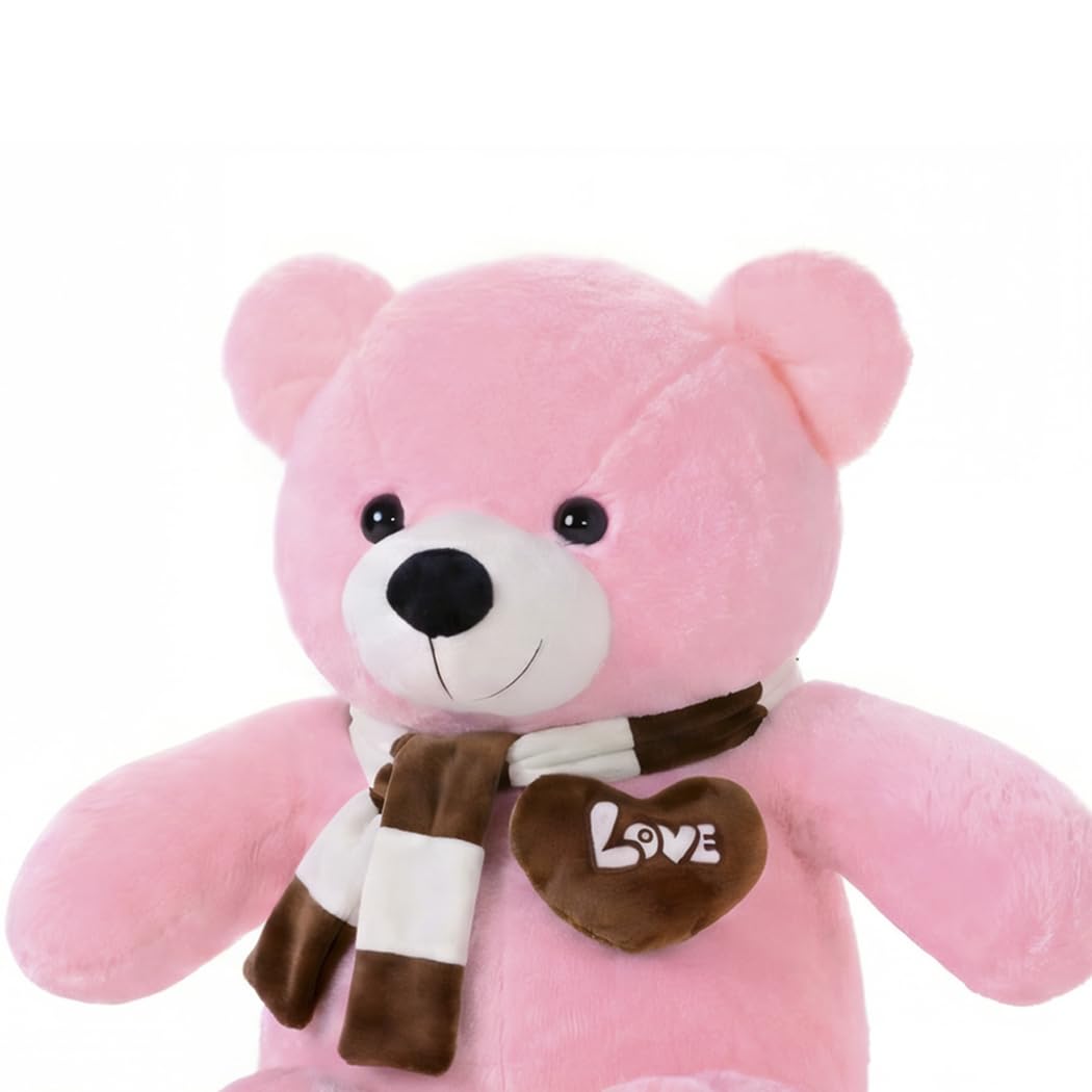 YunNasi Orso di Peluche Gigante Orsacchiotto Gigante | Morbido Peluche Giganti (80cm, Rosa)
