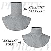 SATINIOR 5 Pieces Cotton Fake Turtleneck Dickey Co... #4