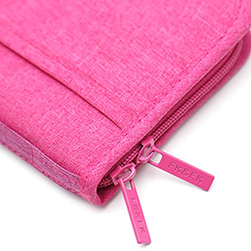 Portador de passaporte, Andoer Travel Wallet Family Passport Organizador de cartão de crédito Estojo