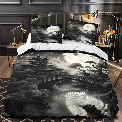 Linge de lit l'argent tombe parure de couette microfibre super douce