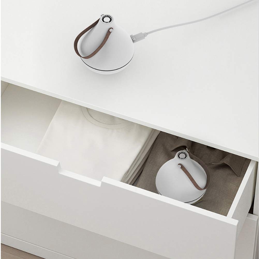 El Aire portátil del difusor del Aceite Esencial del aromaterapia de la Carga USB Mini del ABS Blanco purifica el Instrumento