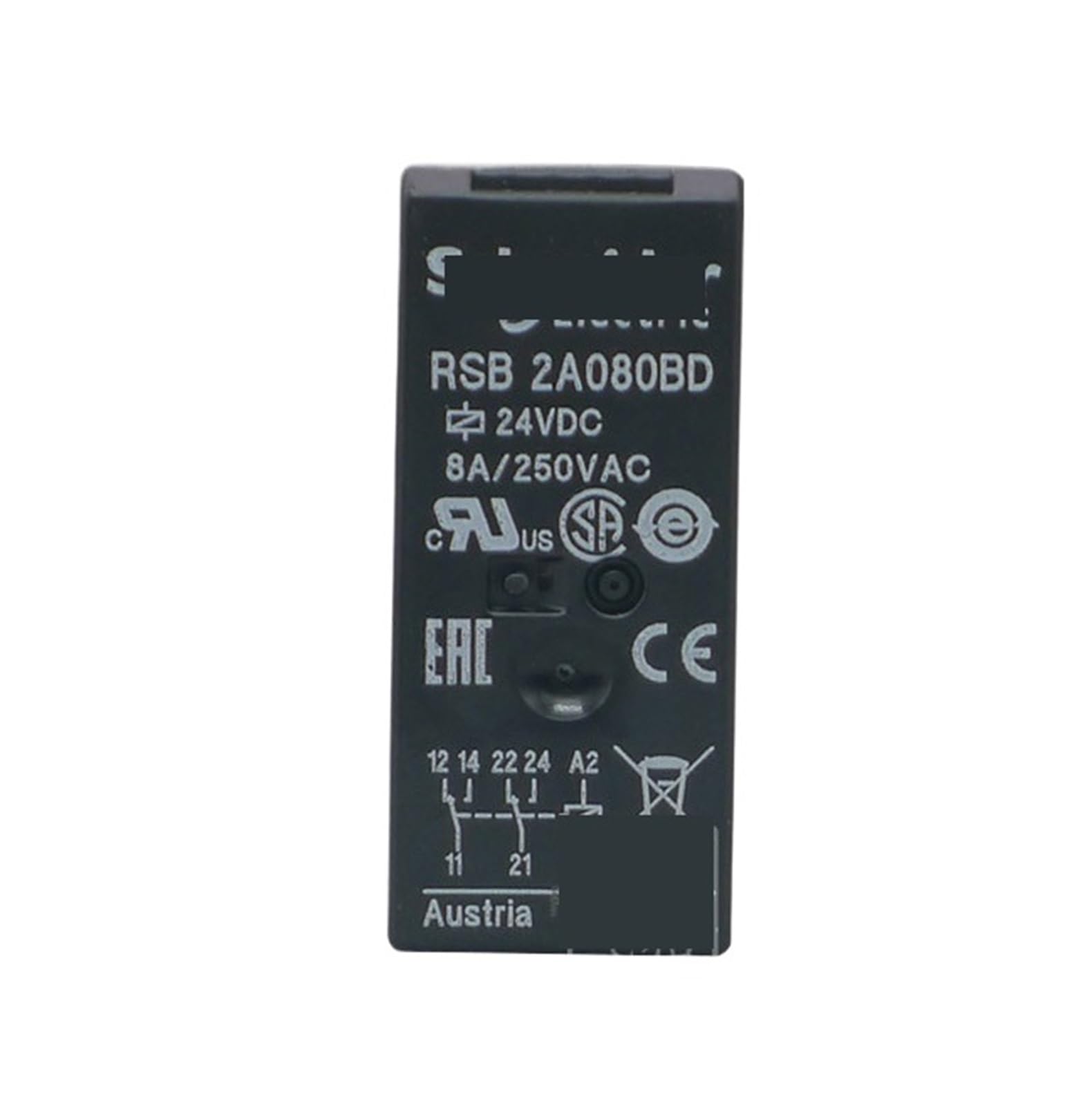 Relais intermédiaire B2A080BD 2CO 24VDC contre les surtensions - 4