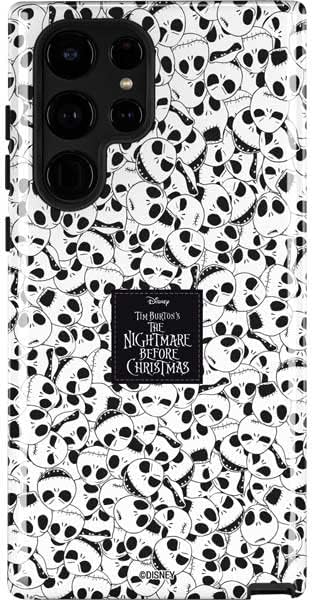 Skinit Pro Phone Case Compatible with Galaxy S22 Ultra - Officially Licensed Disney The Nightmare Before Christmas Character Pattern Print Design