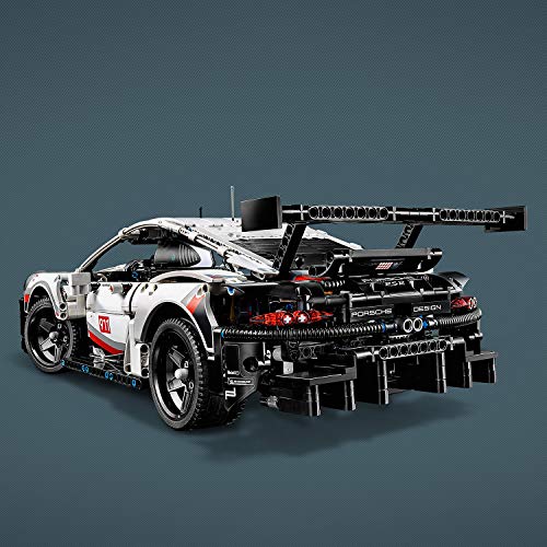 LEGO Technic Porsche 911 RSR Maqueta de Coche de Carreras para Coleccionista, Vehículo de Juguete de Construcción para Niños y Niñas de 10 Años o Más 42096