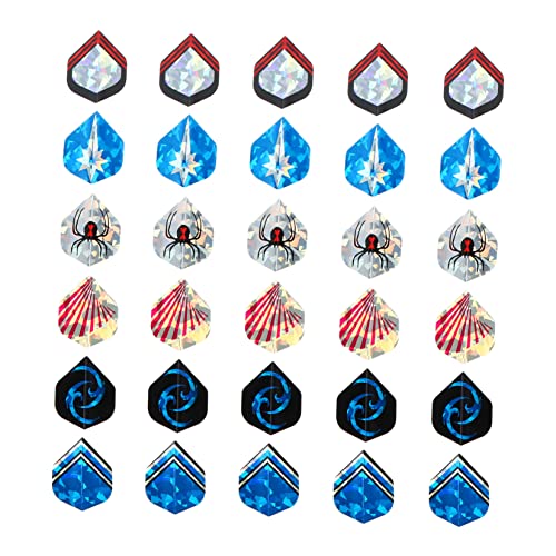 HAPINARY Tail 30pcs Accessories Standard- -Flights Flying Toy Party Game Tail Outdoor Wing Tail Outdoor Sports Accessory Toy Board The Pet Outdoor Indoor Toy