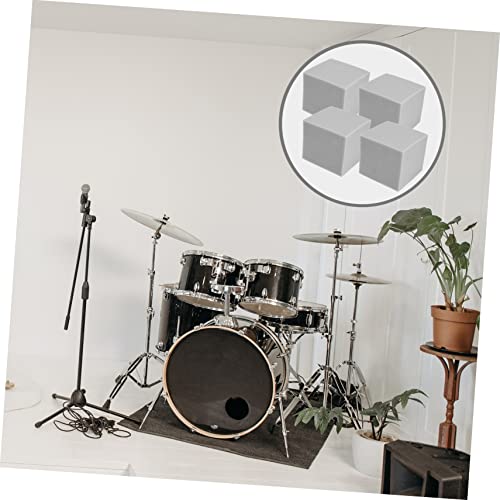 Sosoport 4 piezas Bloques de Esquina Acústicos para Tratamiento Acústico Material Absorbente de Sonido para Estudio en Casa Oficina y Espacios de Grabación miniatura 7
