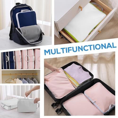 Compression Packing Cubes for Travel, Packing Cubes for Travel Compression, Compressible Packing Cubes for Carry On and Suitcases - Image 9