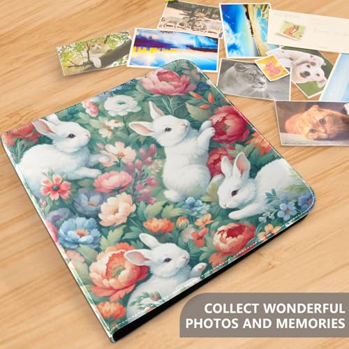 Álbum de Fotos de Scrapbook DIY Adhesivo Auto con Cubierta de Cuero PU y 40 Páginas 11.8x11.2 pulgadas miniatura 5