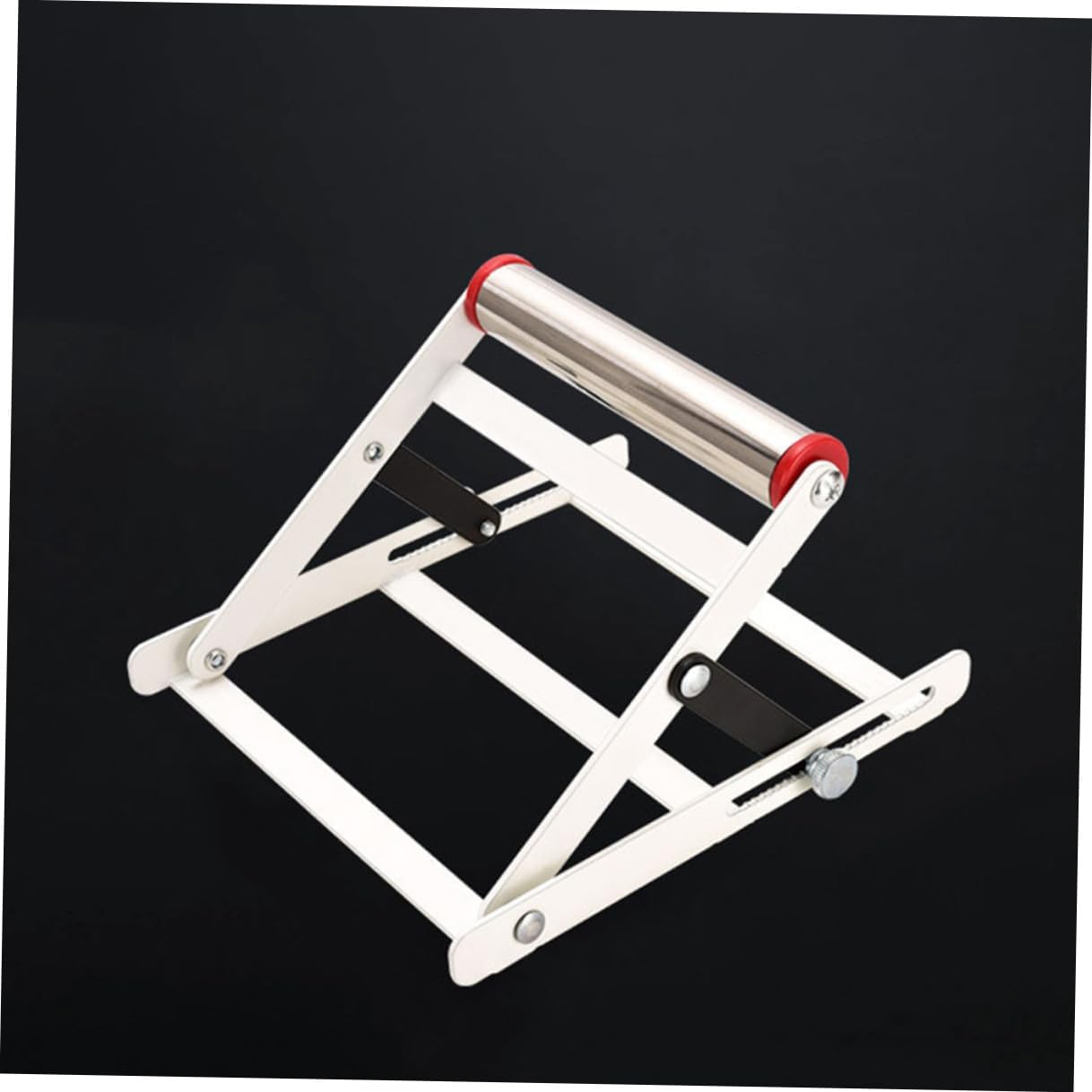 CALLARON Adjustable Cutting Machine Material Stand with Anti-slip Teeth Metal Support Bracket Portable Cutting Tool Holder for Workshop and Outdoor Use