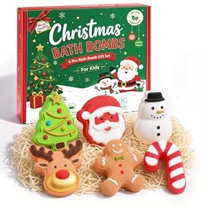 Christmas Bath Bombs, 2026 Christmas Stocking Stuffers for Women Teen Girls