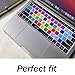 Adobe Photoshop Shortcuts Silicone Keyboard Cover for 2016-2024 MacBook Pro 13 Inch M2/M1; MacBook Pro 14/16 Inch ;Touch Bar Macbok Pro 15 Inch (A1989/A1706,A1990/A1707) 2016-2024