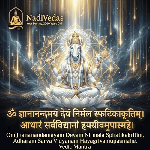 NadiVedas Mantras | Hayagriva Mantra | Listen for Sharp Intellect, Academic Excellence, Focus, Cognitive Clarity, and Removing Mental Obstacles
