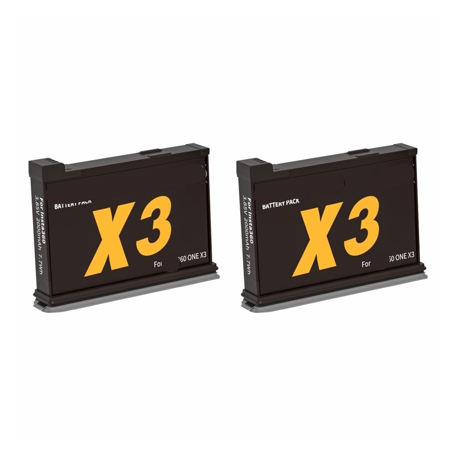 Caja de carga con dos baterías de 2000mAh compatibles con One X3 7