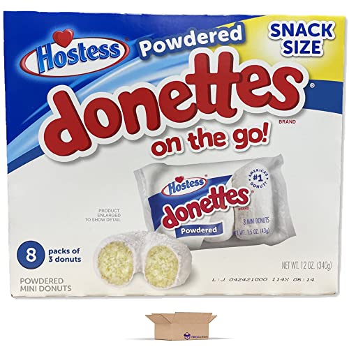image for Donettes Bulk Value Pack | 12 Oz Box of 8 | Pack of 4 (96 Total Donuts