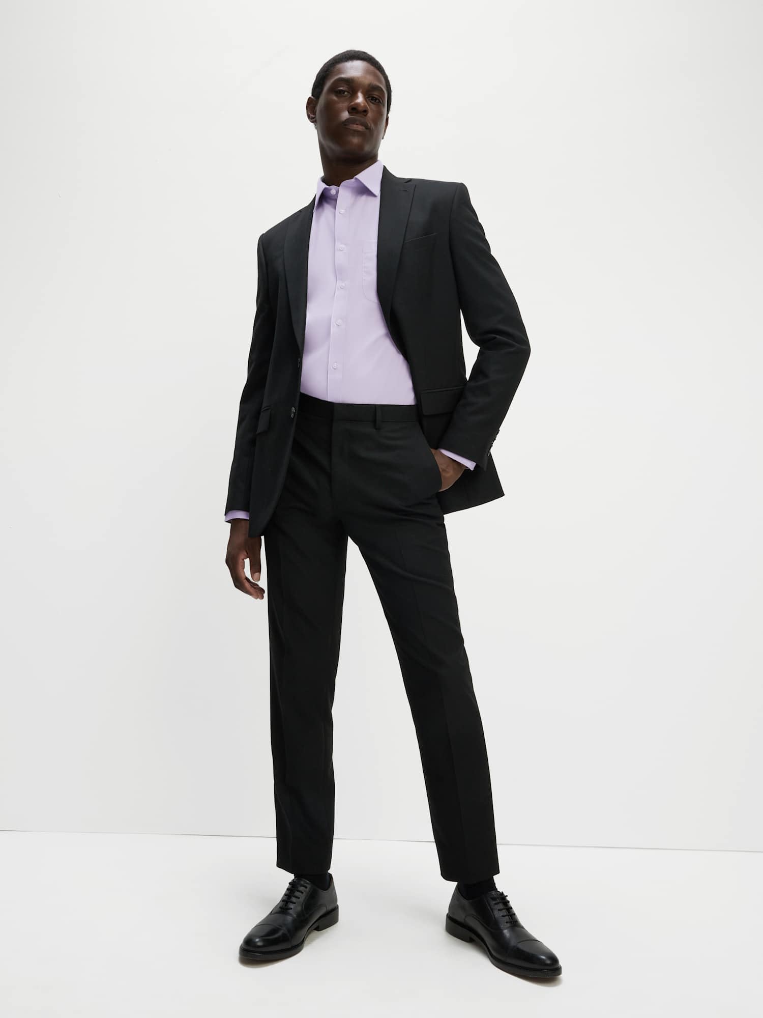Marks & Spencer Camisas Fáciles de Planchar para Hombre Pack de 3, Ajuste Normal