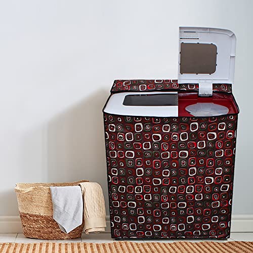 Image of DREAM CARE Waterproof & Dustproof Washing Machine Cover Top Load & Semi Automatic Suitable for 6 kg, 6.2 kg, 6.5 kg (80 x 86 x 51 cms)