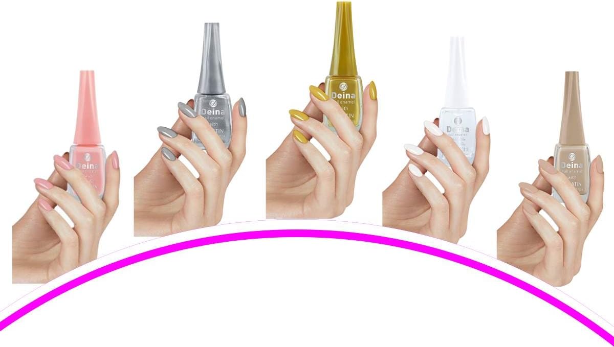 ModaSize(25649)5 Adet Keratinli Besleyici Oje 14 ml Set7-
