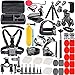 Accesorios GoPro, Cámaras Deportivas para Casco, Soporte Cámara de Acción para GoPro Hero 6/7/8/9 Black, Gopro MAX, dji Osmo Action, APEMAN (70 Piezas)