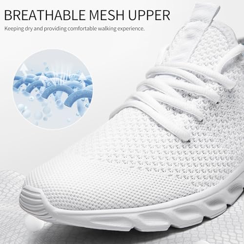 WCIDFY Women & Men Running Tennis Shoes Unisex Slip On Gym Walking Shoes Lightweight Workout Sneakers Daily Footwear Traveling4