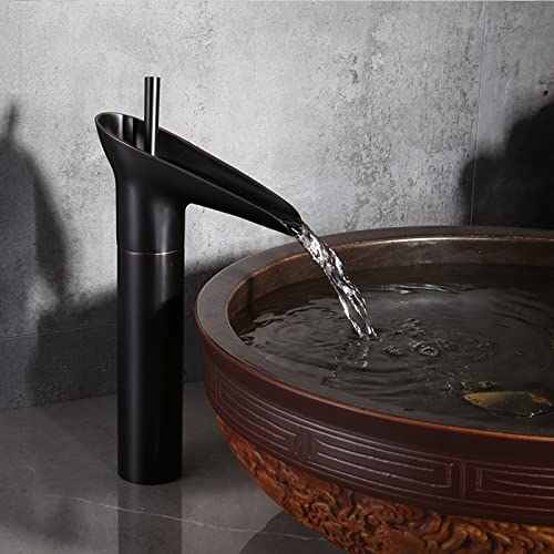 Robinet cascade en laiton avec mitigeur monotrou anti-éclaboussures - 2