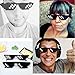 Drawoz Gafas de sol Pixelated MLG para hombre y mujer, diseño de...