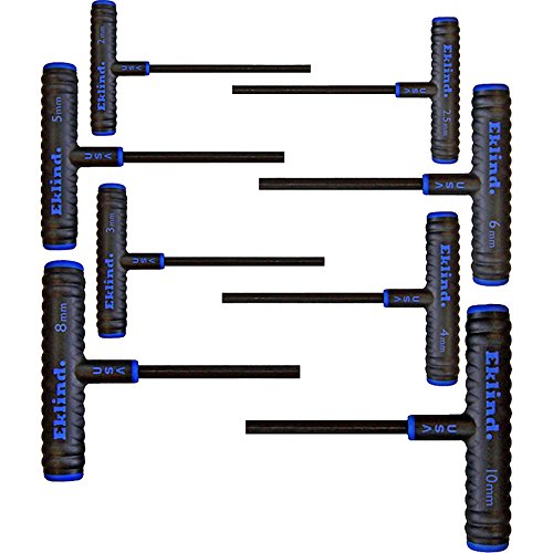 Up To 40% OFF EKLIND 64608 Power-T Handle Hex Key allen wrench - 8pc set Metric MM sizes 2-10 (6In shaft)