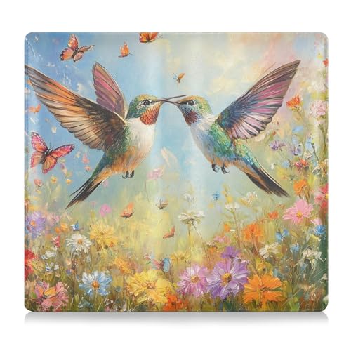 CEBUGI Hummingbirds Flowers Car Registration and Insurance Holder Glove Box Organizers Wallet Case for Documents Organizer,4.92