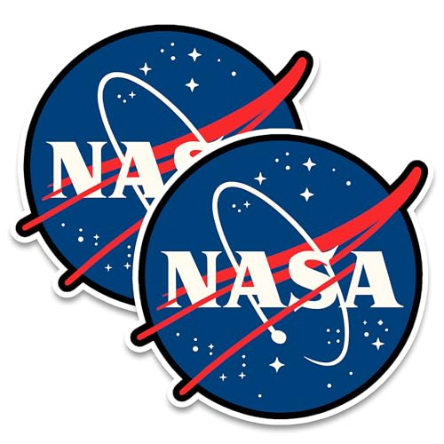 Imán decorativo divertido NASA, 2 unidades de 4 pulg