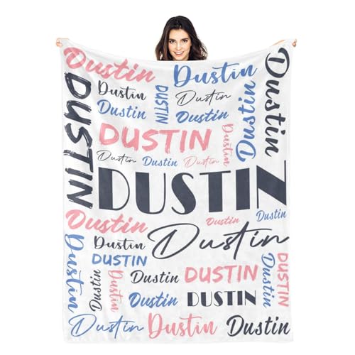 Personalized Blankets for Kids with Names Customized Blankets with Name for Adult Custom Blanket Gift for Birthday Christmas Valentines Day Gift