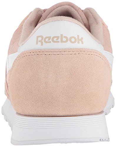 Image of Reebok Men's Classic Nylon Sneaker, Sf-Bare Beige /White, Size 9.5