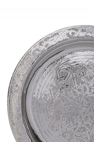 Marrakesch Orient & Mediterran Interior ® Orientalischer Tisch Gibraltar - Silberfarbig, 40cm – Bild 6