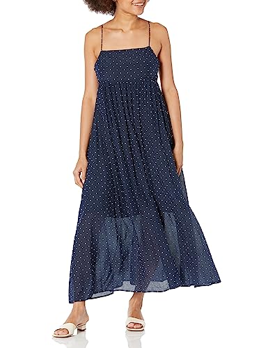Moon River Women's Sleeveless Cut-Out Shirred midi Dress, Navy, S at Amazon  Women's Clothing store