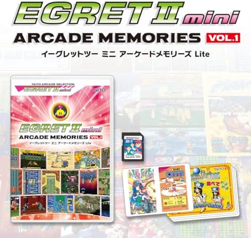 （10:00時点） イーグレットツー ミニ アーケードメモリーズＶOL.1 Lｉｔｅ 【グッズ】 【特典】10タイトル収録SDカード、インストラクションカード ミニ(10タイトル)、本体アップデート手順書 同梱