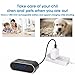 braosusner WiFi Hidden Camera Clock Wireless Spy Camera HD 1080P Security with Night Vison and Motion Detection for Home/Office,No Audio