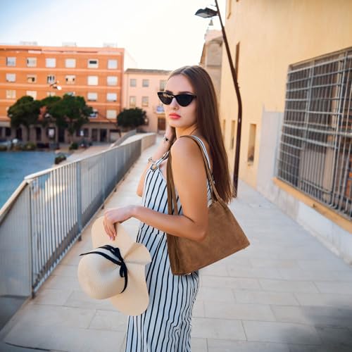 Image of Kattee Genuine Leather Purse and Handbag for Women, Soft Hobo Bag