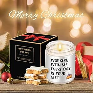 Coworker Gifts for Women Men,Gift for Coworkers,Office Funny Gifts for Coworkers,Working with Me Everyday is Your Gift-Lavender Scented Candle,Birthday Gifts,Leaving Gifts for Coworker Coworker Gifts for Women MenGift for CoworkersOffice Funny Gifts for CoworkersWorking with Me Everyday is Your Gift Lavender Scented CandleBirthday GiftsLeaving Gifts for Coworker