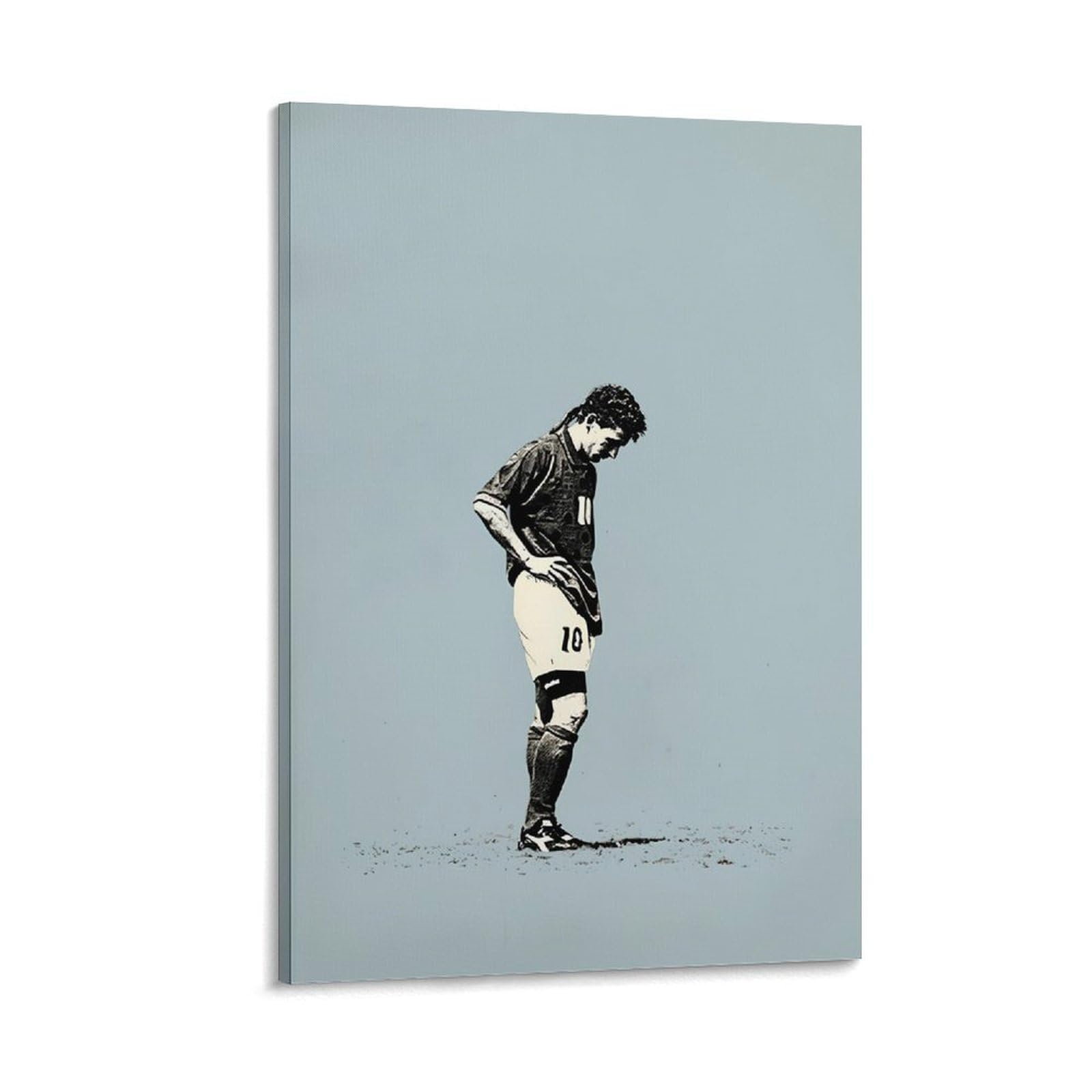 Amazon.co.jp: ロベルト・バッジョ海外サッカーアート絵画ポスター (12