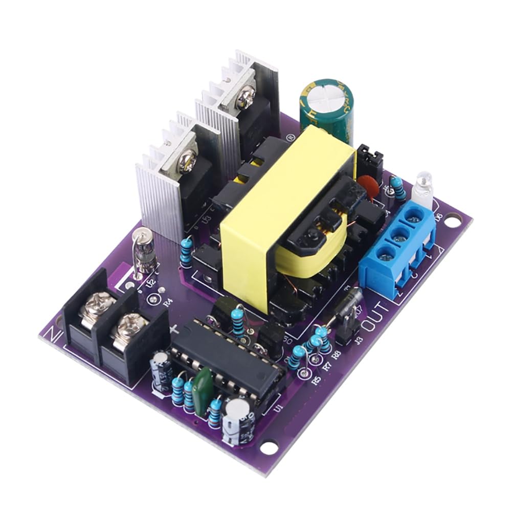 Module Convertisseur DC/AC 100W - 24V Vers 0-110V-220V, Onduleur Onde Carrée, Pour Alimentation Moteur, LED, Projets électriques