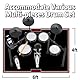 Drumming Schlagzeug Teppich, 1.2x1.8 m Rutschfest Schalldicht Drum Teppichs Matte Innen und Außen, Elektronisches Jazz Schlagzeug Kit für Bass Snare Drum, Sommer Schallschutz Teppich für Anfänger.