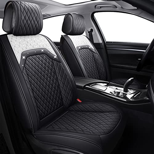 Aierxuan Sparkle Bling Diamond Women Car Seat...