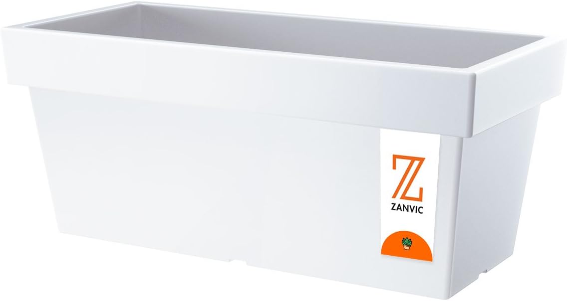 Zanvic Jardinera LoFly Jardinera 400, 38 x 17,7 x 16,4 cm, Blanco, 17x16x17 cm, ZA137