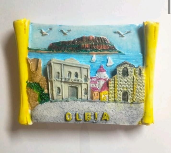 Calamita Frigo 3D Souvenir Maiori 001 – Magnifica Calamita In Resina Della Costiera Amalfitana, Regalo E Ricordo Campania