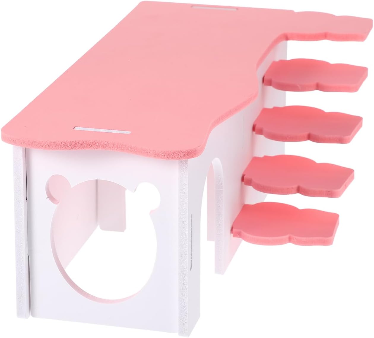 BESPORTBLE Ladder Hamster House Multi-Purpose Hideout Hiding Platform for Pets for Hamsters and Guinea Pigs and Pet Toy and Play
