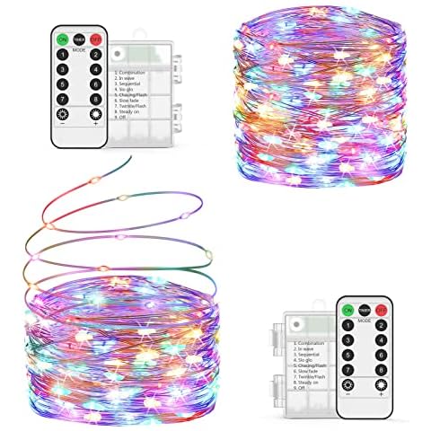 Guirnalda Luces Pilas OxaOxe 200 LED Cover