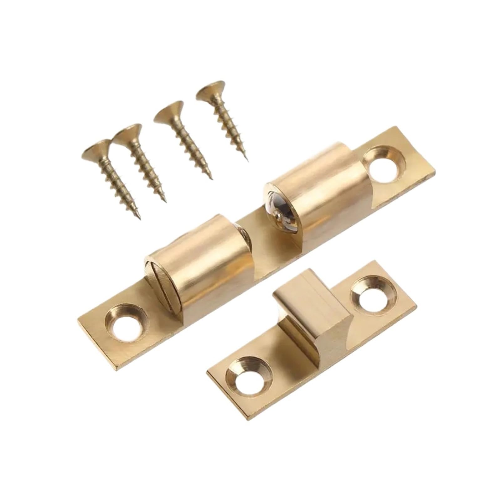 Xctdsvah 70Mm Cupboard Latch Hardware Cupboard Inner Locks Switch Closer Damper Buffer Cabinet Catches Wardrobe Stopper Door Lock Buckle(70Mm)