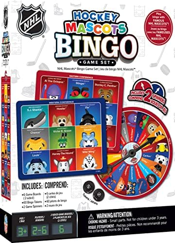 MasterPieces Kids Games - NHL Mascots Bingo Game image 4