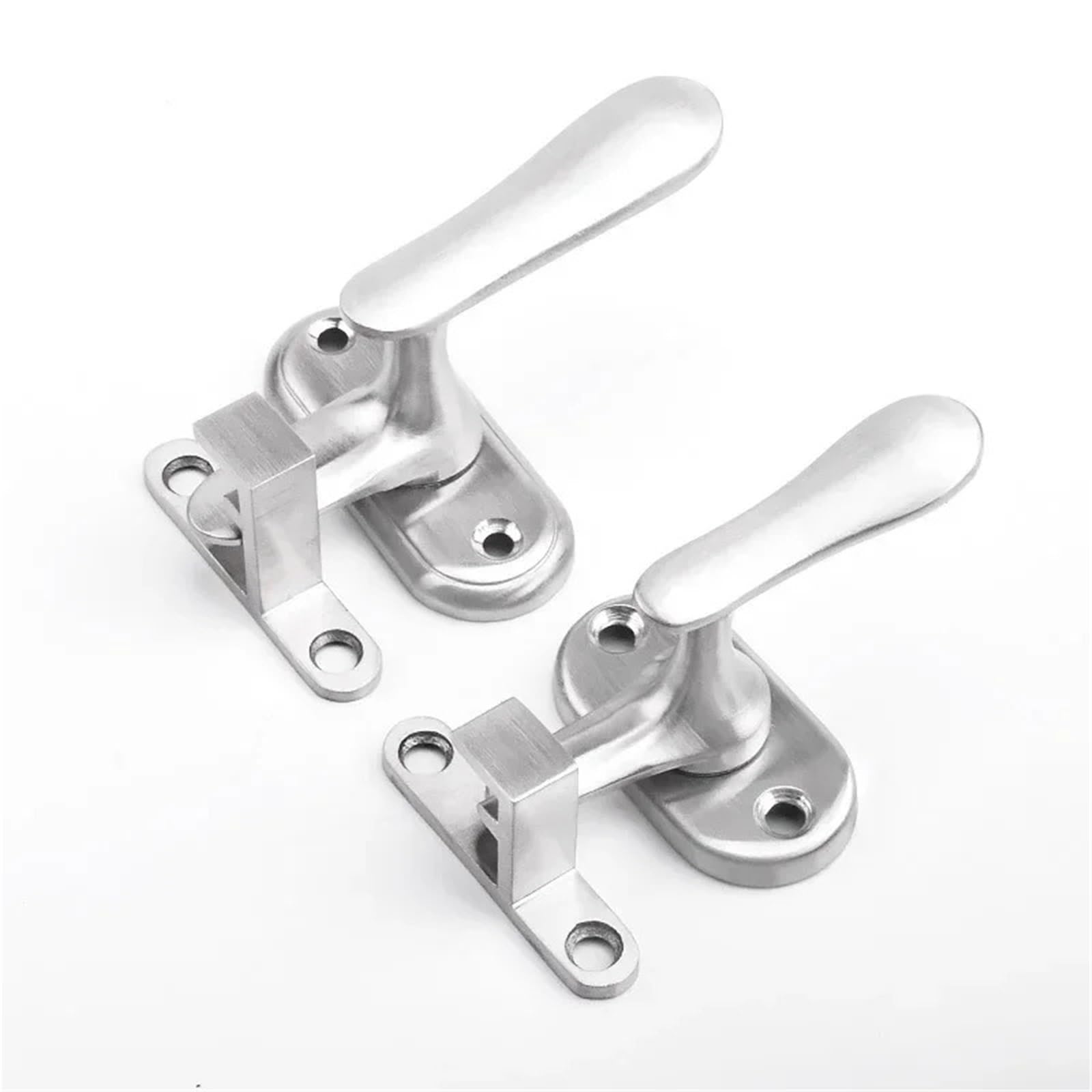 WDWDW Window Handles Casement Locks Key Locking,2PCS Stainless Steel Doors and Sash Lock Latch Sliding Security