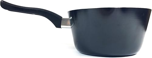 Miniatura 2 de Uniware Cacerola de aluminio antiadherente con boquillas de vertido, apta para lavavajillas, asas resistentes al calor (7 pulgadas)