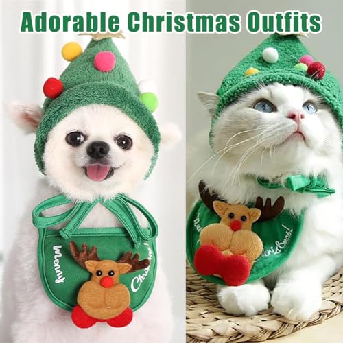 Set disfraz árbol navideño para perros pequeños M miniatura 4