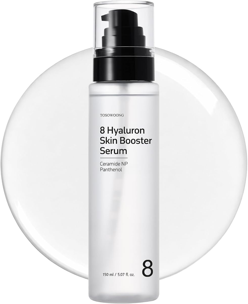 Suero potenciador de la piel TOSOWOONG 8 Hyaluron para rellenar, piel de vidrio, hidratante | Niacinamida, glicerina, pantenol, todo tipo de piel, hidratante, rocío, barrera, cuidado de la piel coreano, 150 ml/5,07 onzas líquidas